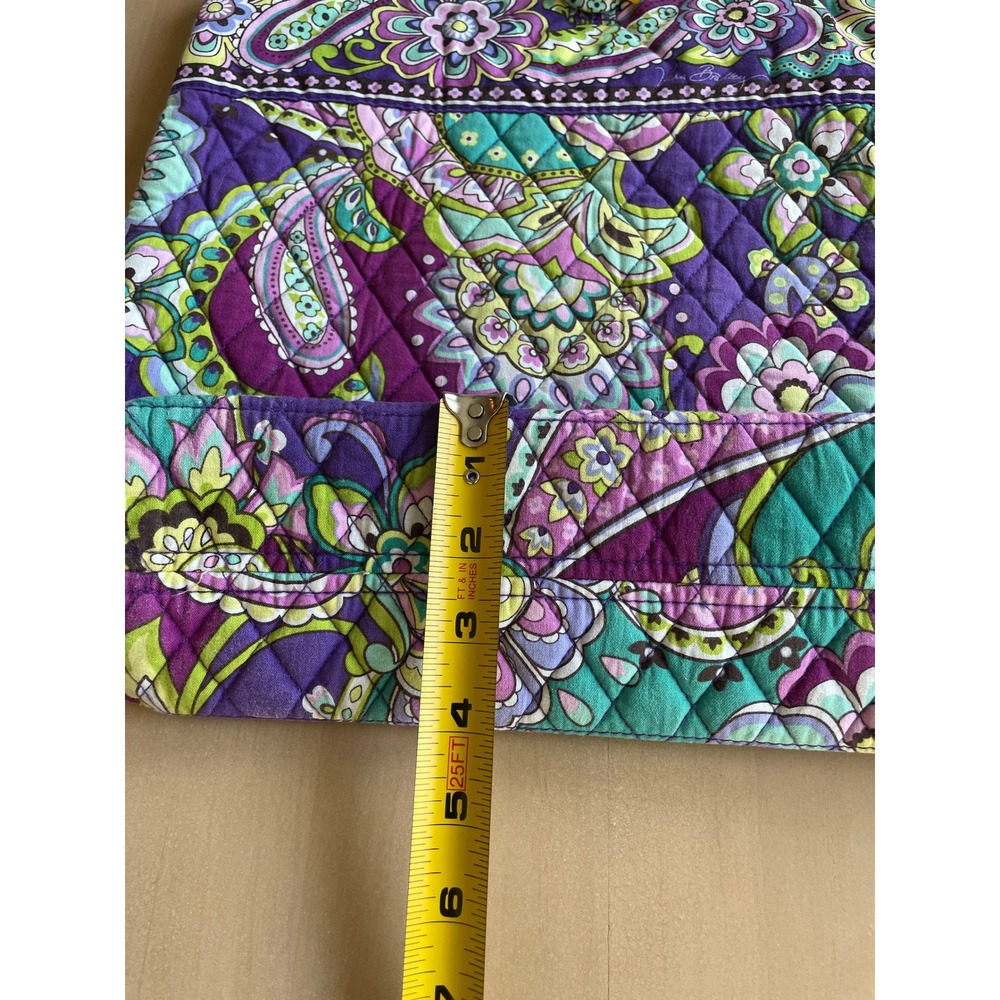 Vera Bradley Retired Heather Paisley Quilted Y2K‎ Shoulder Tote Bag - Picture 12 of 12